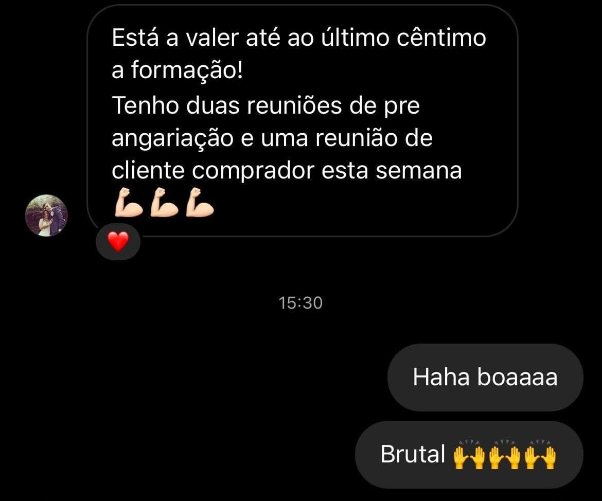 Participante na formação
